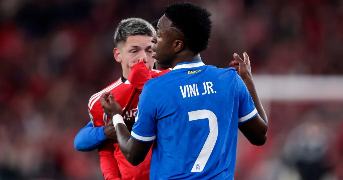 Benfica's Prestianni provisionally suspended after Vinicius Jr incident