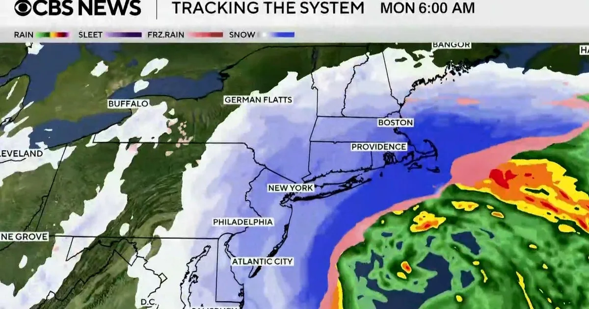 East Coast Winter Storm Brings Blizzard Warnings for Over 40 Million Residents