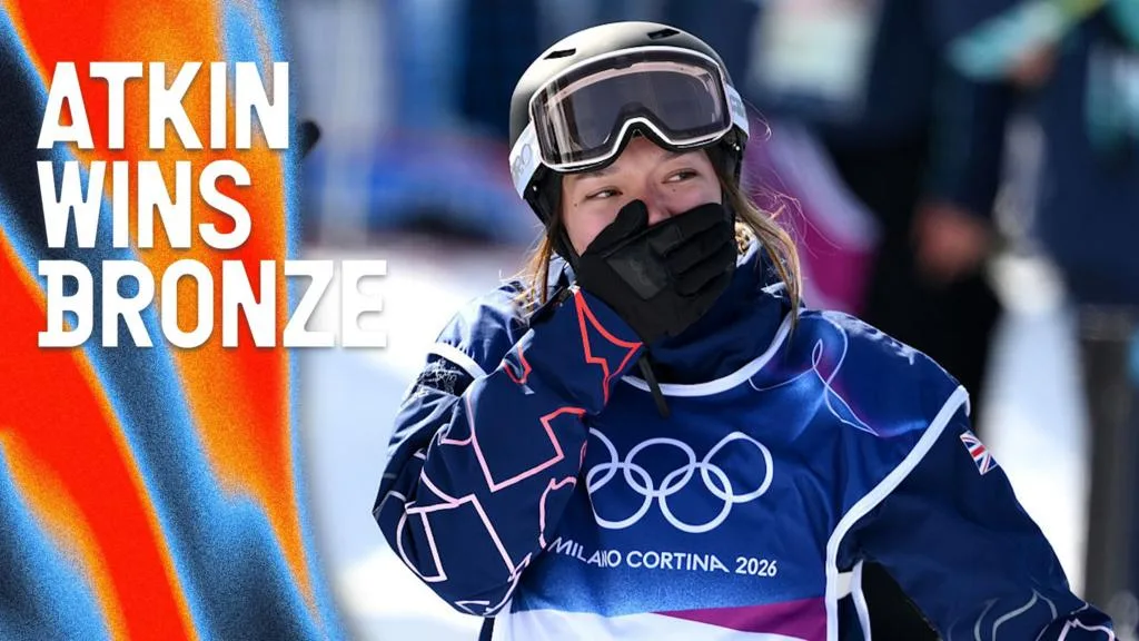 Zoe Atkin wins bronze in women's halfpipe at 2026 Winter Olympics